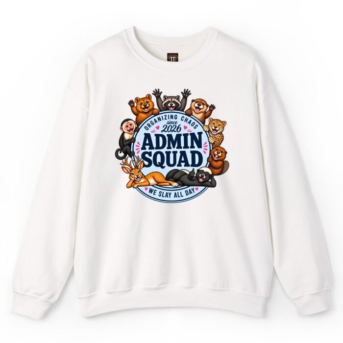 Admin Squad Organizing Chaos Since 2026 Sweatshirt Admin Squad Organizing Chaos Since 2026 Sweatshirt