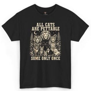All Cats Are Pettable Some Only Once Shirt
