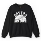 Vintage Boston Baseball Skyline Sweatshirt