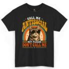 Call Me Antisocial But Please Don't Call Me Cat Shirt