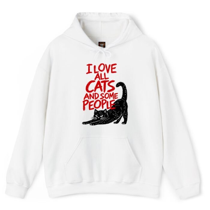 I Love All Cats and Some People Hoodie I Love All Cats and Some People Hoodie
