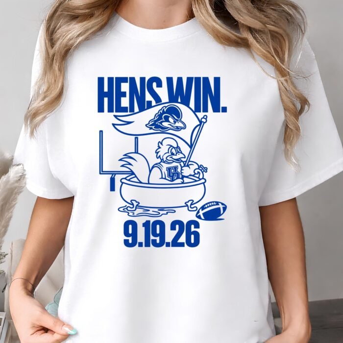 Delaware Hens Win September 19 2026 Game Day Football Shirt Delaware Hens Win September 19 2026 Game Day Football Shirt