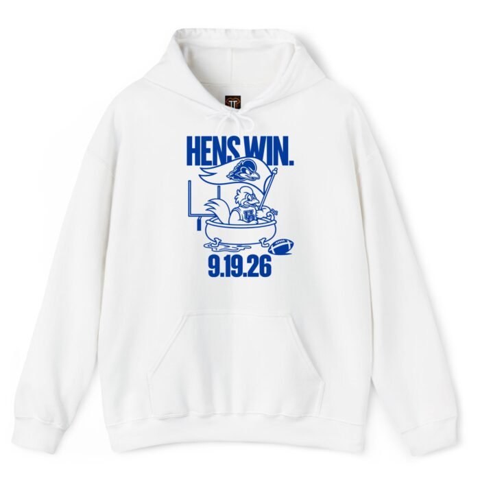 Delaware Hens Win September 19 2026 Game Day Football Hoodie Delaware Hens Win September 19 2026 Game Day Football Hoodie