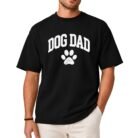 Dog Dad Shirt with Paw Print