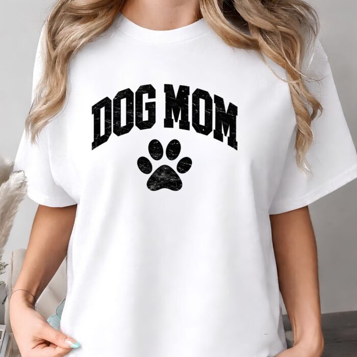 Dog Mom Paw Print Shirt Dog Mom Paw Print Shirt