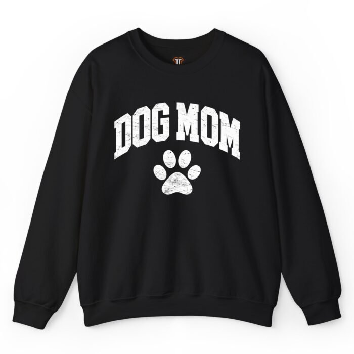 Dog Mom Paw Print Sweatshirt Dog Mom Paw Print Sweatshirt