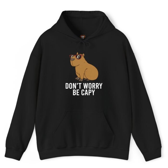 Don’t Worry Be Capy Capybara T-Hoodie Don’t Worry Be Capy Capybara T-Hoodie