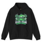 Everything Except Perch Funny Fishing Hoodie