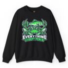 Everything Except Perch Funny Fishing Sweatshirt