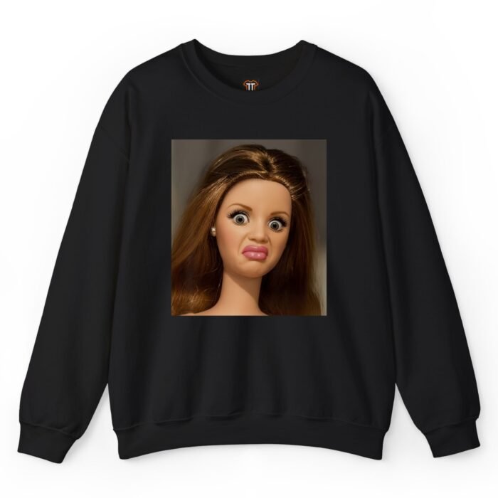 Funny Disgusted Doll Face Meme Sweatshirt Funny Disgusted Doll Face Meme Sweatshirt