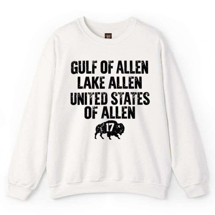 Gulf of Allen Lake Allen United States of Allen Buffalo Bills Sweatshirt