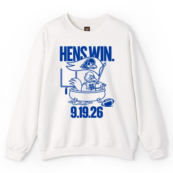 Delaware Hens Win September 19 2026 Game Day Football Sweatshirt Delaware Hens Win September 19 2026 Game Day Football Sweatshirt