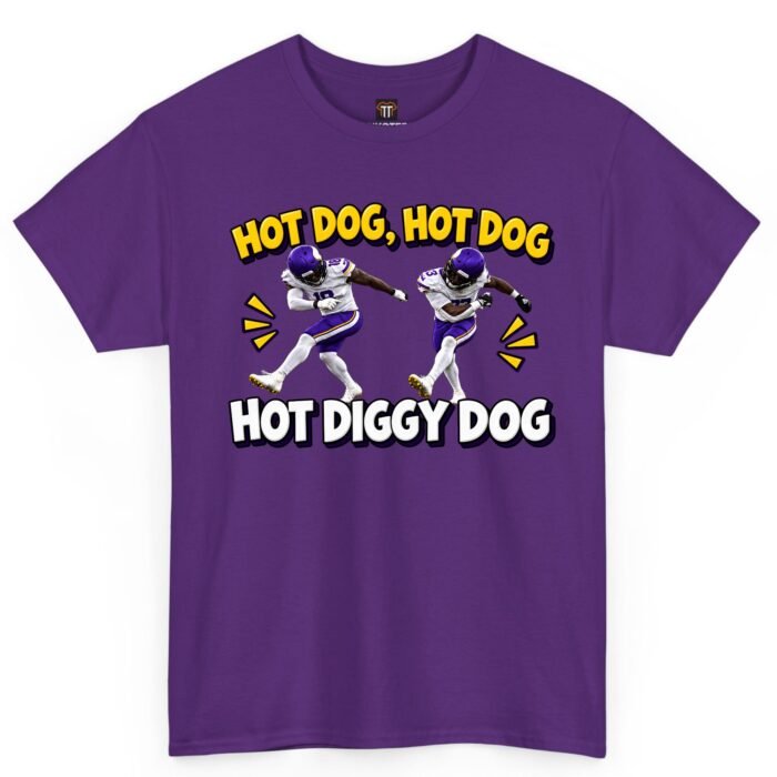 Hot Dog Hot Dog Hot Diggity Dog Minnesota Vikings Shirt Hot Dog Hot Dog Hot Diggity Dog Minnesota Vikings Shirt