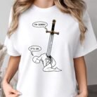 I'm Sorry It's OK Sword Through Heart Shirt