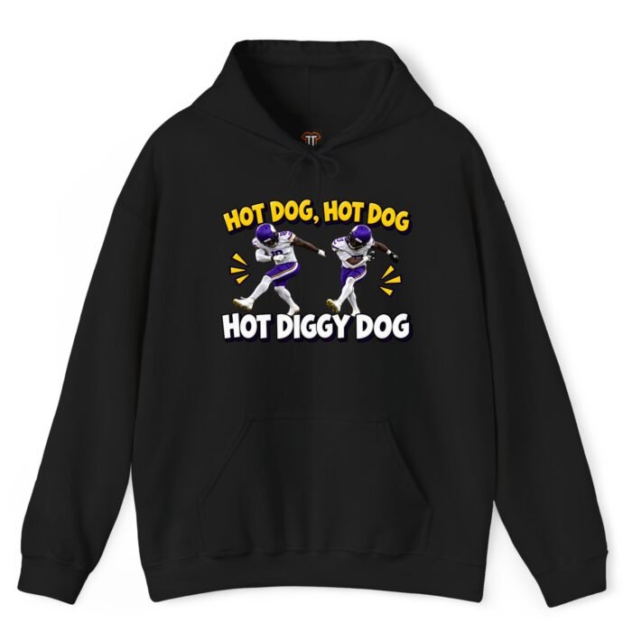 Hot Dog Hot Dog Hot Diggity Dog Minnesota Vikings Hoodie Hot Dog Hot Dog Hot Diggity Dog Minnesota Vikings Hoodie