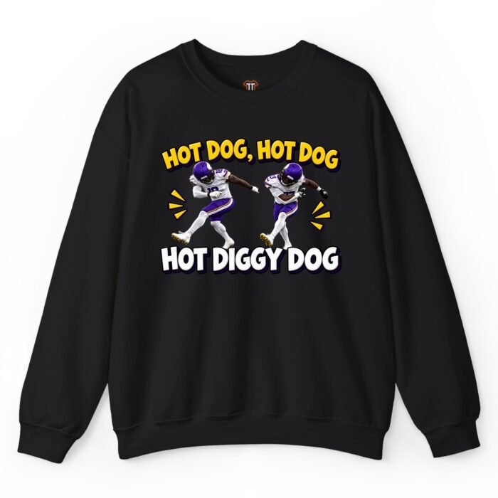 Hot Dog Hot Dog Hot Diggity Dog Minnesota Vikings Sweatshirt Hot Dog Hot Dog Hot Diggity Dog Minnesota Vikings Sweatshirt