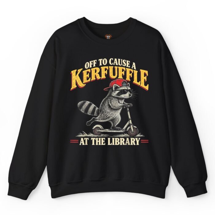 Off to Cause a Kerfuffle at the Library Sweatshirt Off to Cause a Kerfuffle at the Library Sweatshirt