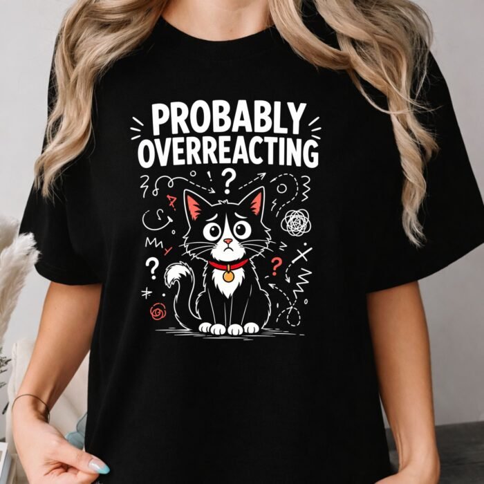 Probably Overreacting Cat Shirt Probably Overreacting Cat Shirt
