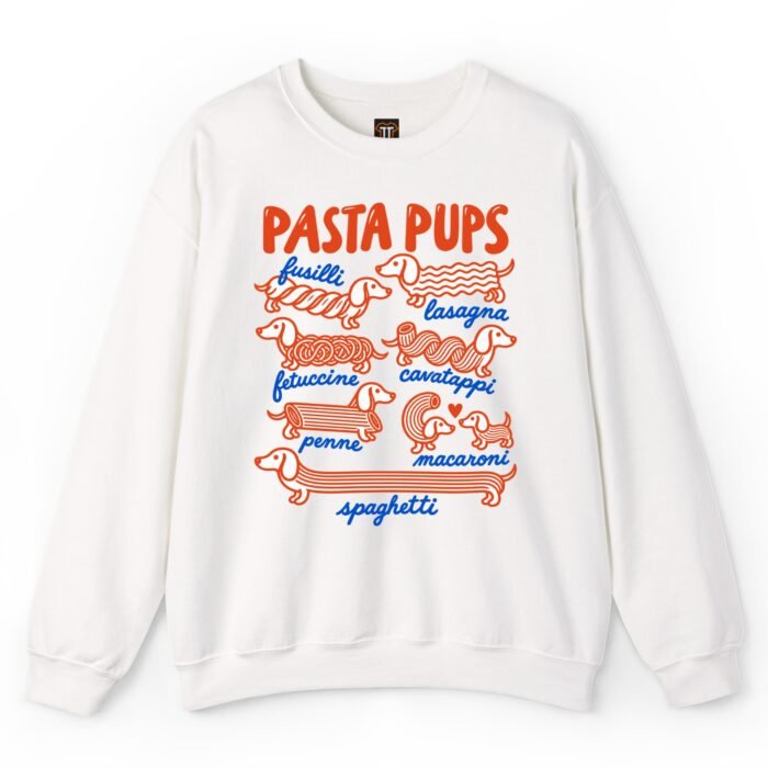Pasta Pups Dachshund Spaghetti Sweatshirt Pasta Pups Dachshund Spaghetti Sweatshirt