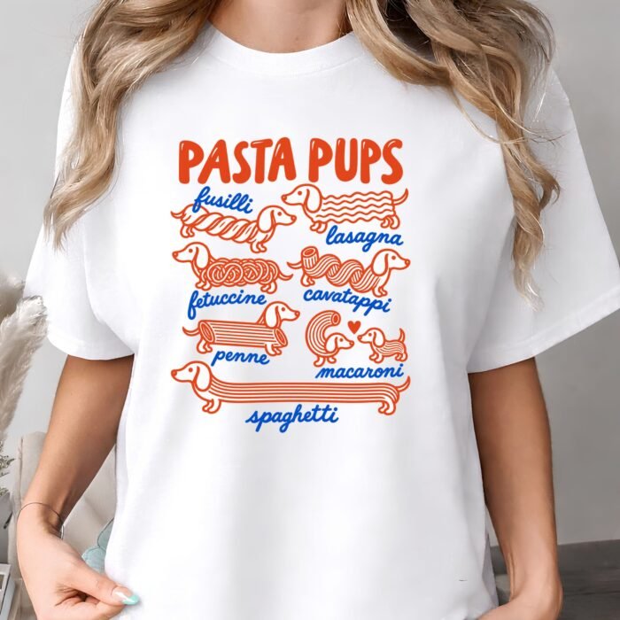Pasta Pups Dachshund Spaghetti Shirt Pasta Pups Dachshund Spaghetti Shirt