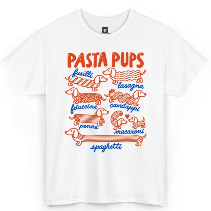 Pasta Pups Dachshund Spaghetti Shirt Pasta Pups Dachshund Spaghetti Shirt