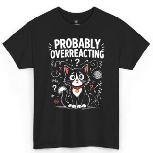Probably Overreacting Cat Shirt