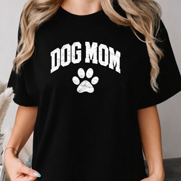 Dog Mom Paw Print Shirt Dog Mom Paw Print Shirt