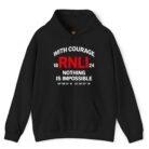 With Courage Nothing Is Impossible RNLI Hoodie
