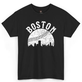 Vintage Boston Baseball Skyline Shirt