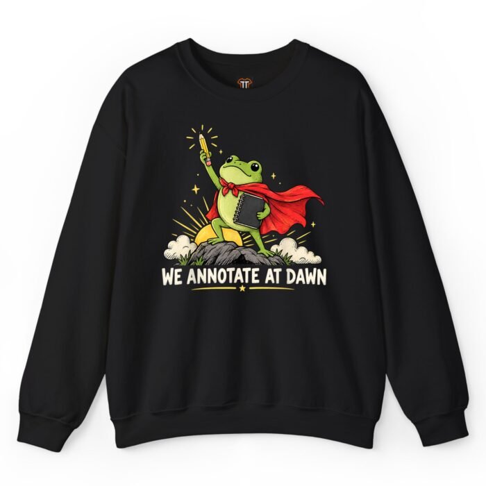We Annotate at Dawn Sweatshirt We Annotate at Dawn Sweatshirt