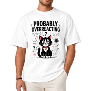Probably Overreacting Cat Shirt