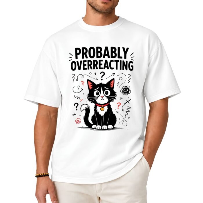 Probably Overreacting Cat Shirt Probably Overreacting Cat Shirt