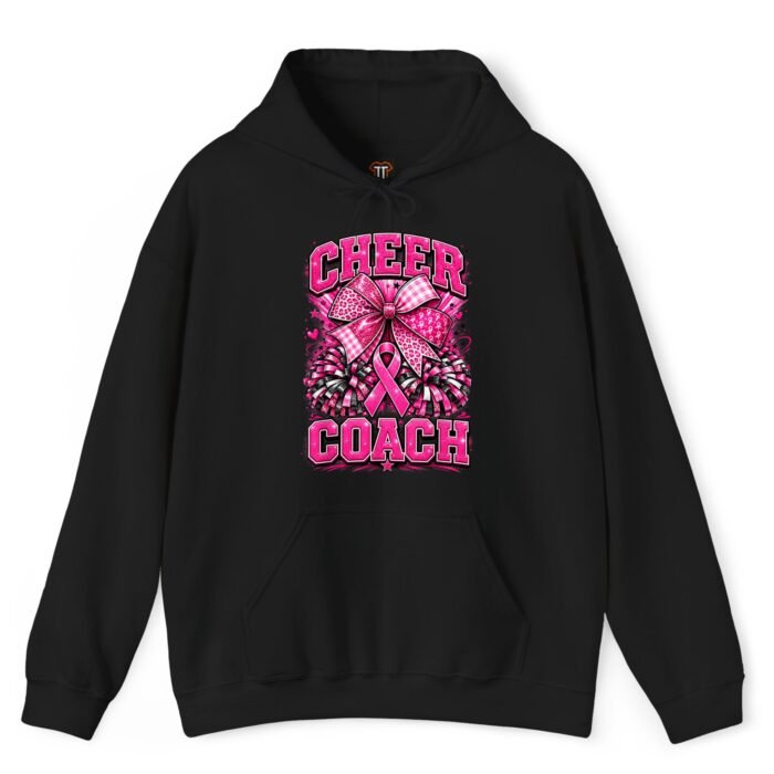 Cheer Coach Breast Cancer Awareness Hoodie