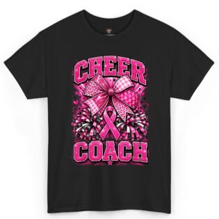 Cheer Coach Breast Cancer Awareness Shirt