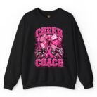 Cheer Coach Breast Cancer Awareness Sweatshirt