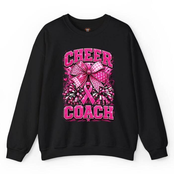 Cheer Coach Breast Cancer Awareness Sweatshirt