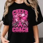 Cheer Coach Breast Cancer Awareness Shirt