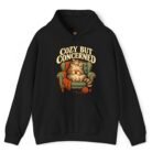 Cozy But Concerned Cat Lover Hoodie