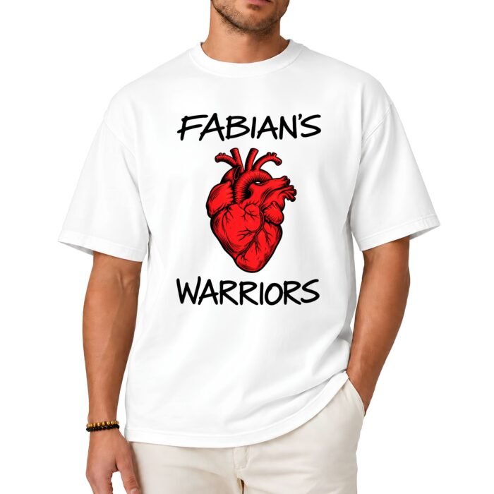 Fabian's Warriors Anatomical Heart Shirt Fabian's Warriors Anatomical Heart Shirt