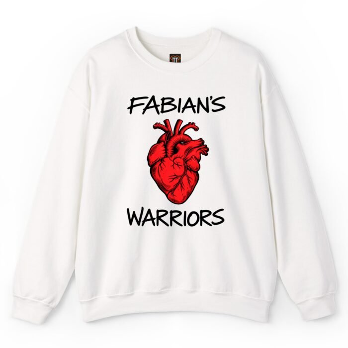 Fabian's Warriors Anatomical Heart Sweatshirt Fabian's Warriors Anatomical Heart Sweatshirt