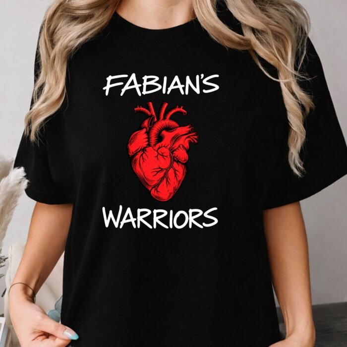 Fabian's Warriors Anatomical Heart Shirt Fabian's Warriors Anatomical Heart Shirt