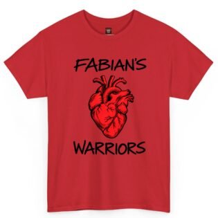 Fabian's Warriors Anatomical Heart Shirt