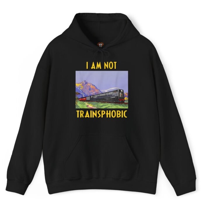 I Am Not TrainSphobic Hoodie I Am Not TrainSphobic Hoodie