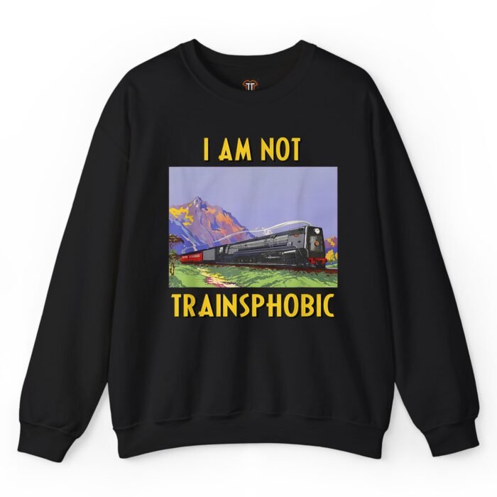 I Am Not TrainSphobic Sweatshirt I Am Not TrainSphobic Sweatshirt