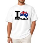 I Love Australia Map Flag Shirt