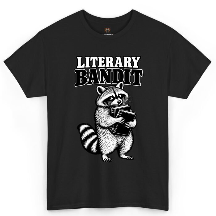 Literary Bandit Raccoon Book Lover Shirt Literary Bandit Raccoon Book Lover Shirt