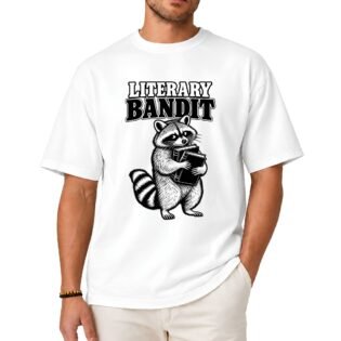 Literary Bandit Raccoon Book Lover Shirt Literary Bandit Raccoon Book Lover Shirt