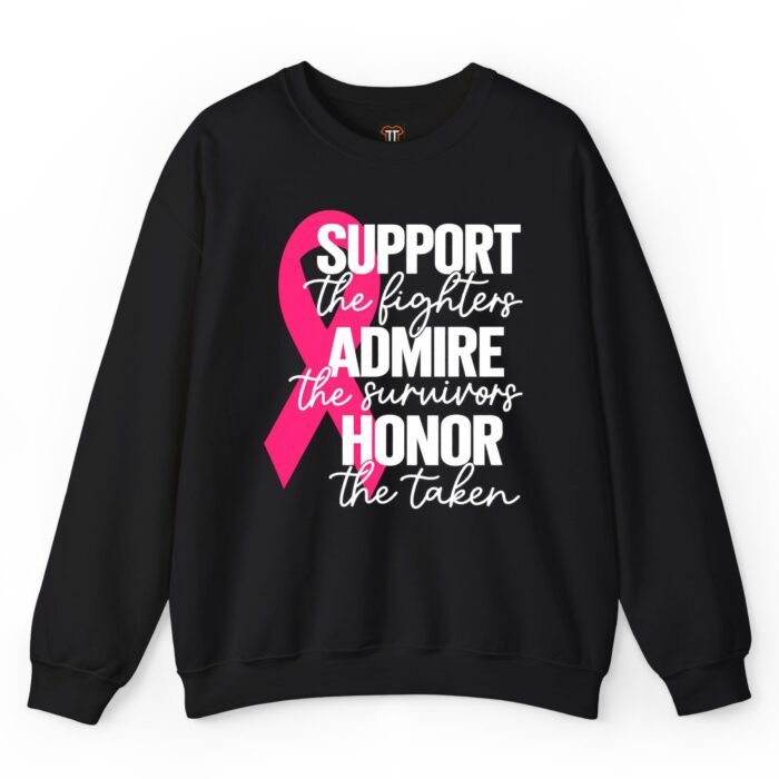 Support the Fighters Breast Cancer Awareness Sweatshirt Support the Fighters Breast Cancer Awareness Sweatshirt