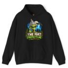 The Hat Protects Me Alien UFO Hoodie