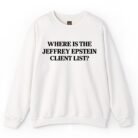 Where Is the Jeffrey Epstein Client List Sweatshirt